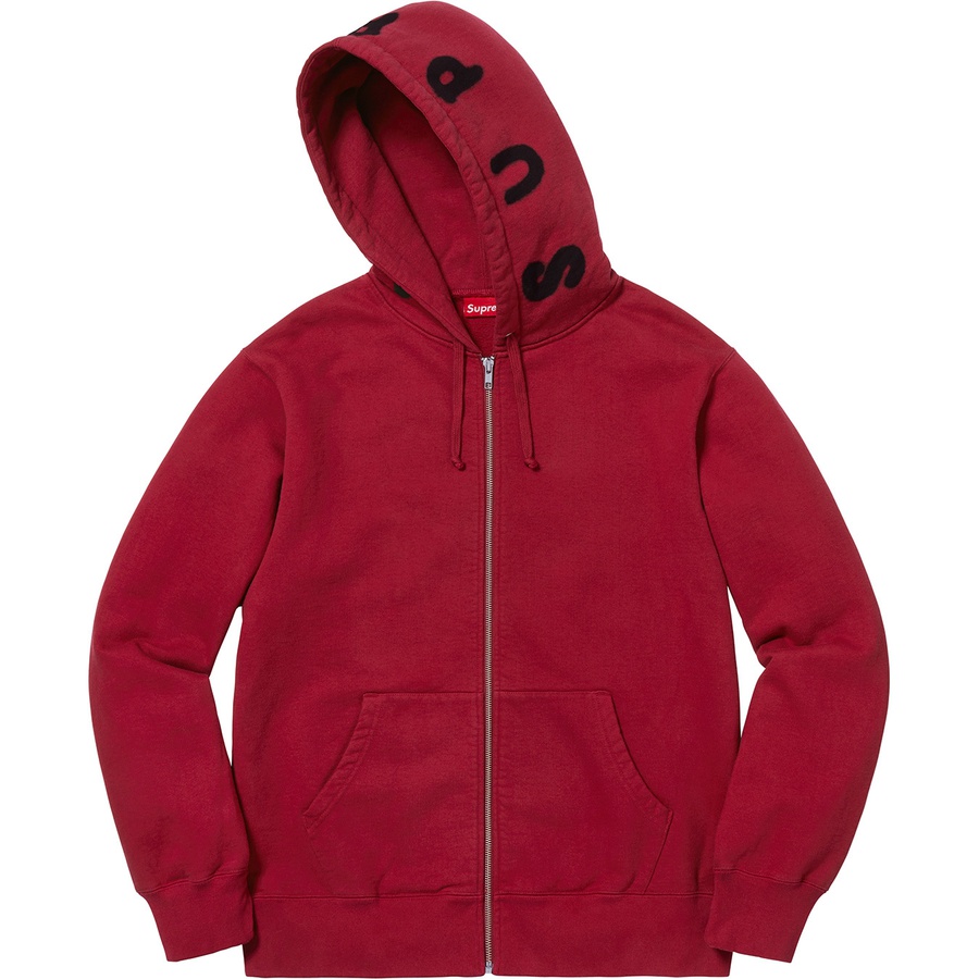 Details on Bone Zip Up Sweatshirt Cardinal from fall winter
                                                    2018 (Price is $168)