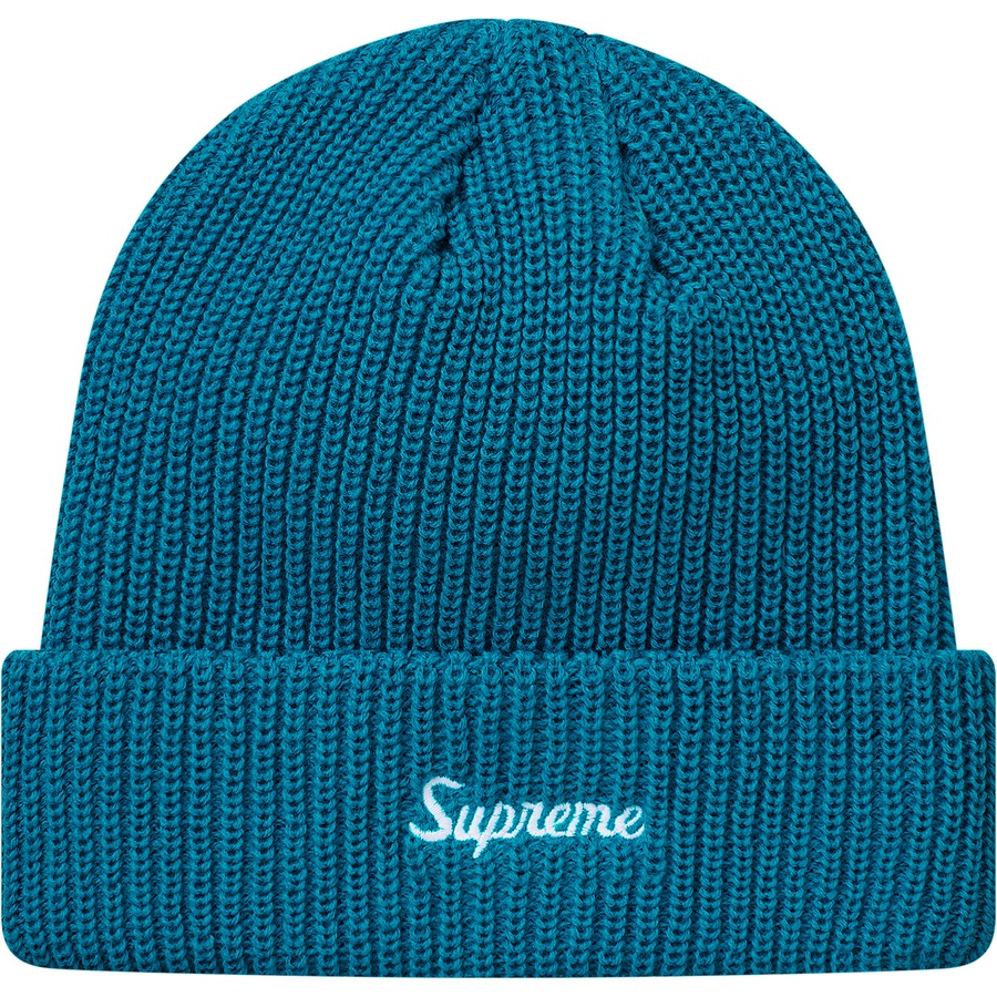 Details on Loose Gauge Beanie Teal from fall winter 2018 (Price is $32)