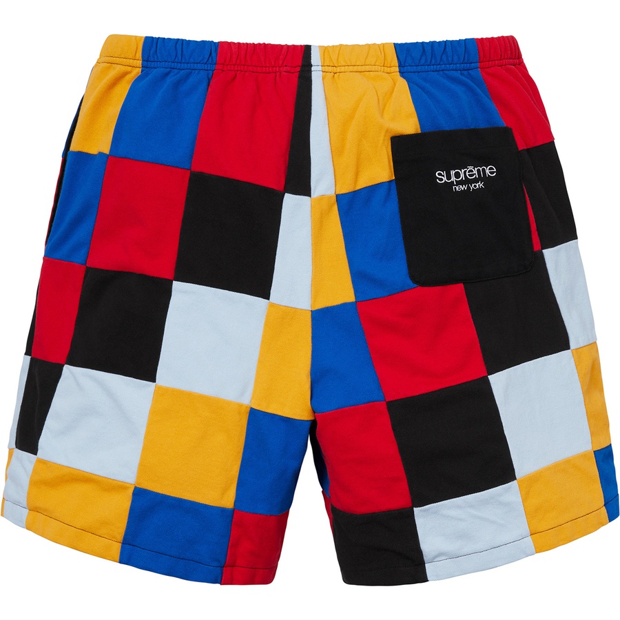 Details on Patchwork Pique Short Red from fall winter 2018 (Price is $118)