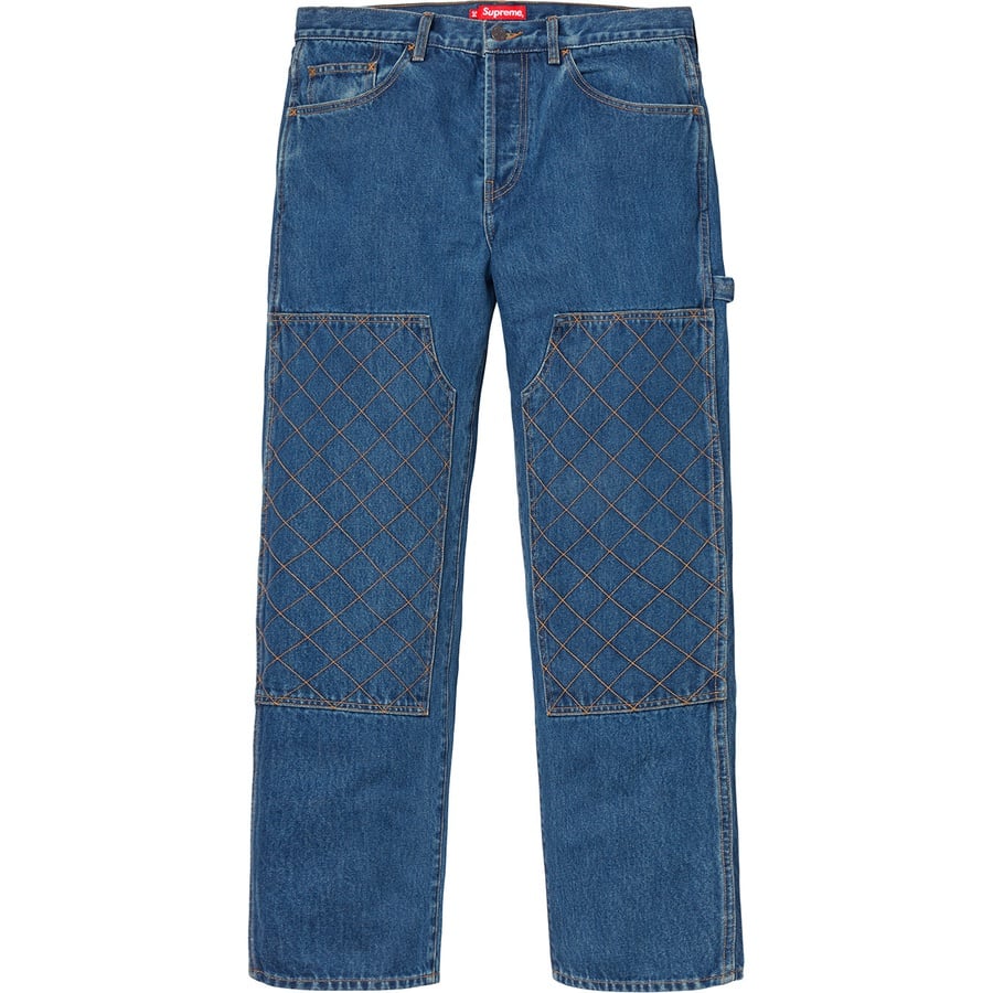 Details on Diamond Stitch Carpenter Jean Washed Blue from fall winter
                                                    2018 (Price is $158)