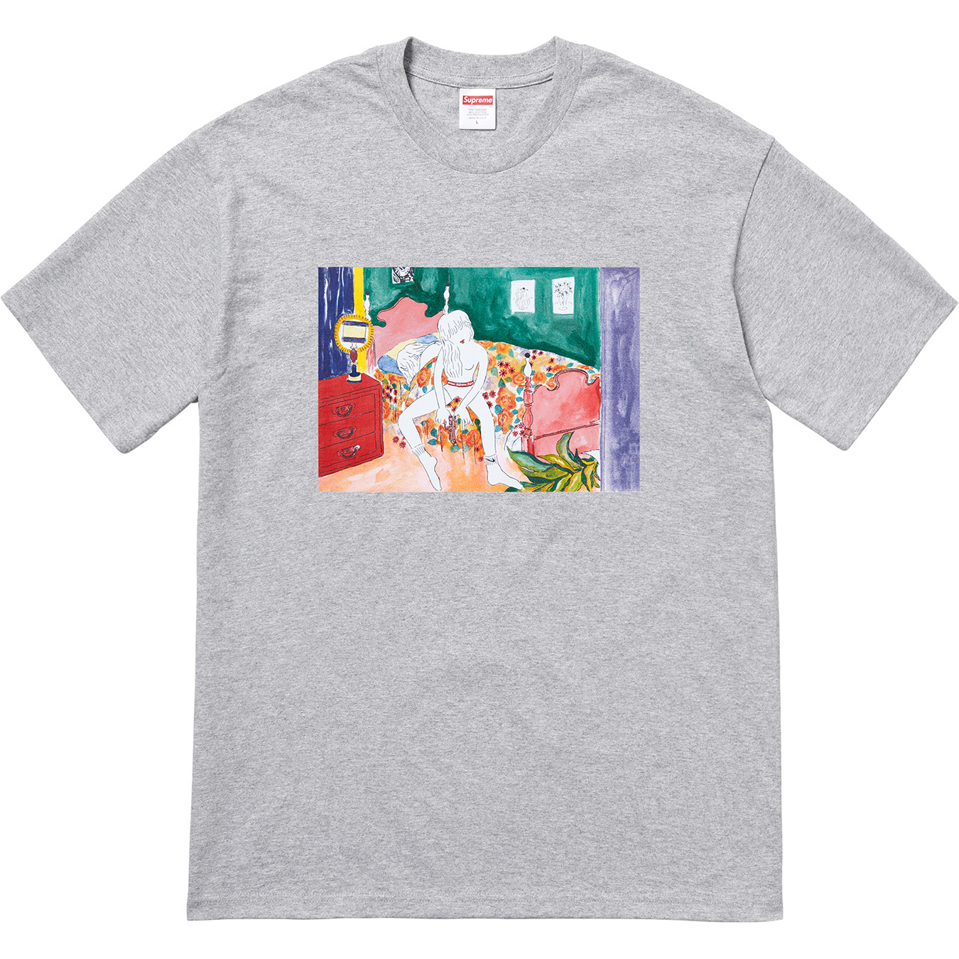 L Supreme Bedroom Tee Bed Room 18aw 18fwトップス