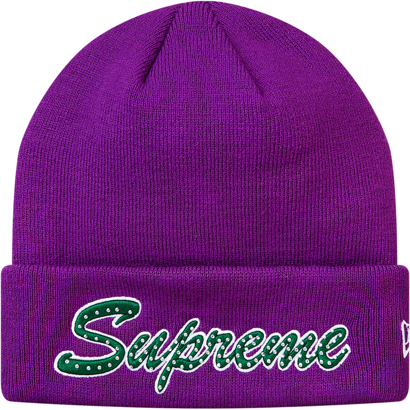 Supreme New Era Script Beanie (FW22) White