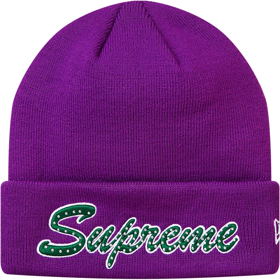 Details on New Era Script Beanie Purple from fall winter
                                                    2018 (Price is $38)
