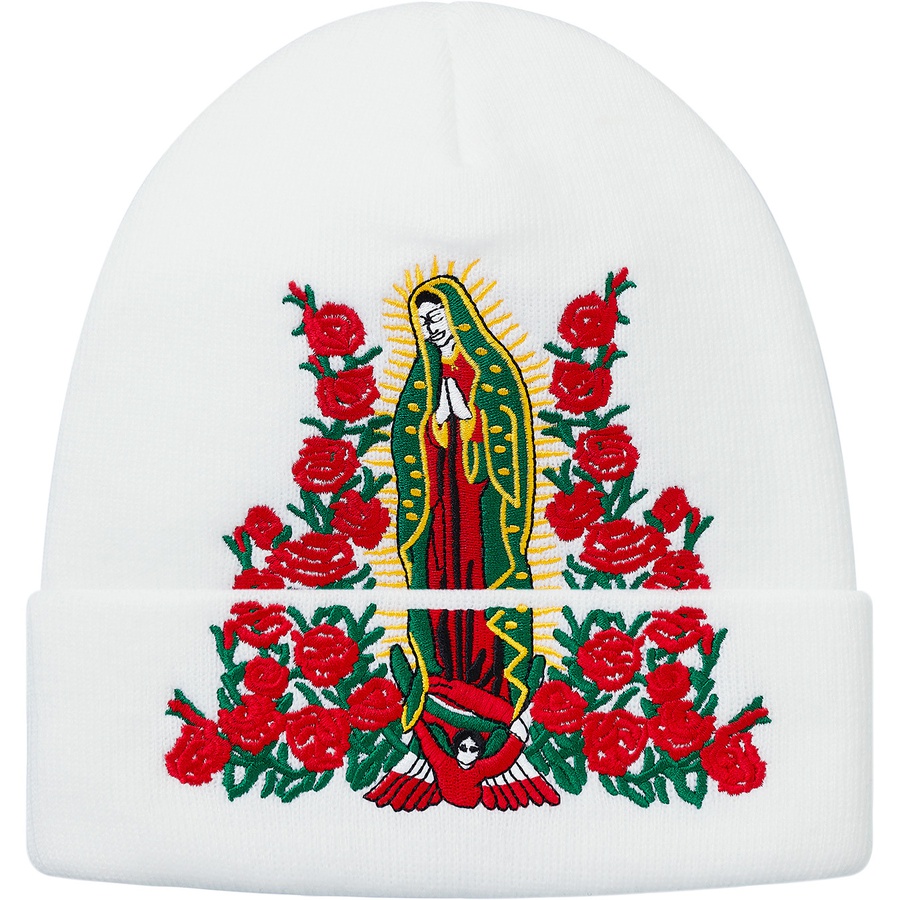 Details on Guadalupe Beanie White from fall winter 2018 (Price is $36)