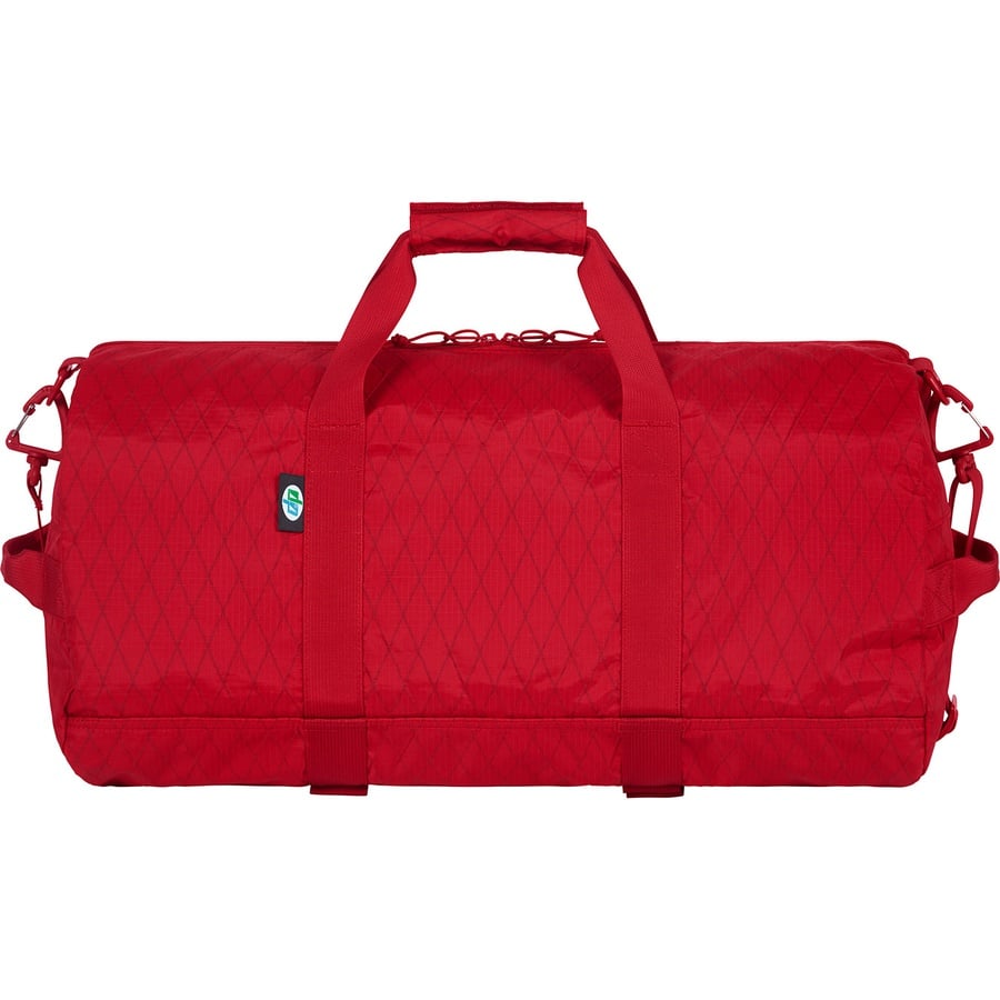 Details on Duffle Bag Red from fall winter
                                                    2018 (Price is $168)