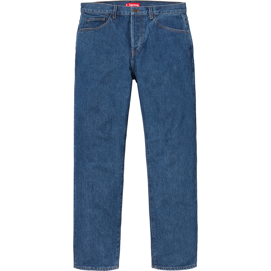 Details on Washed Regular Jean Washed Blue from fall winter 2018 (Price is $138)