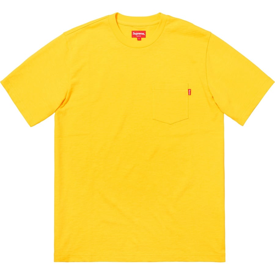 Details on S S Pocket Tee Yellow from fall winter
                                                    2018 (Price is $62)