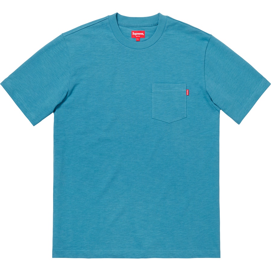 Details on S S Pocket Tee Dusty Blue from fall winter
                                                    2018 (Price is $62)