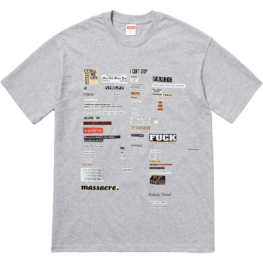 Details on Cutouts Tee Heather Grey from fall winter
                                                    2018 (Price is $36)