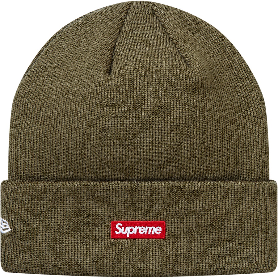 Details on New Era Script Beanie Olive from fall winter
                                                    2018 (Price is $38)