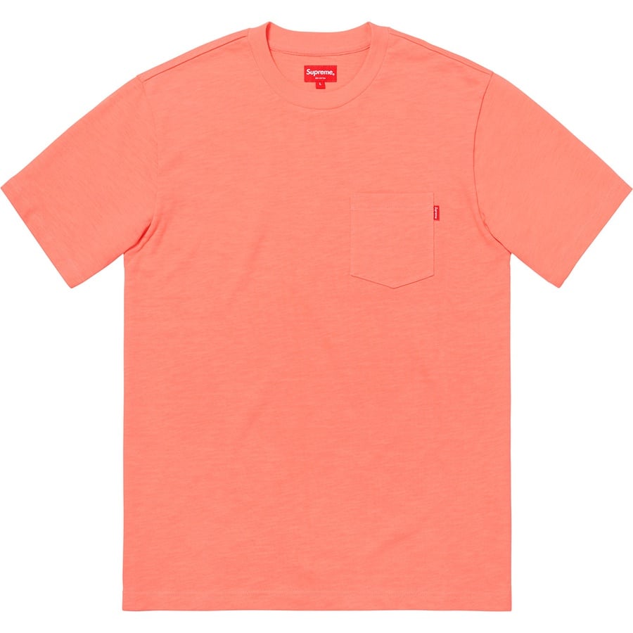 Details on S S Pocket Tee Coral from fall winter
                                                    2018 (Price is $62)