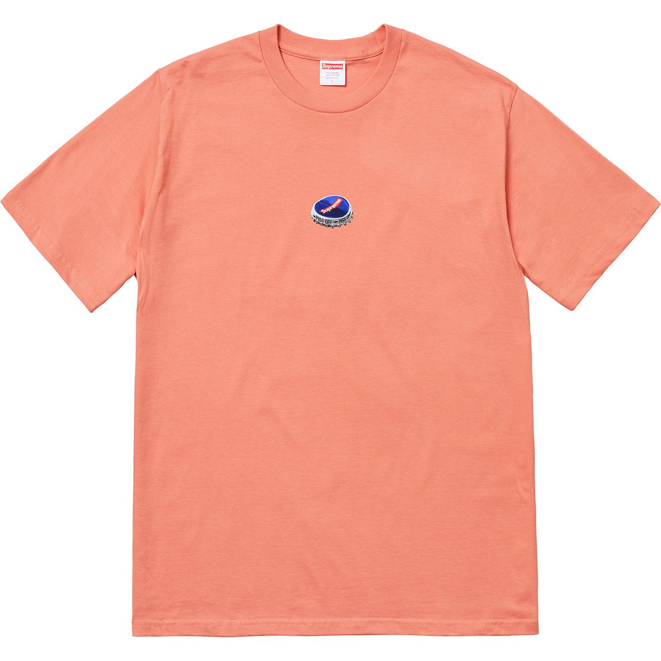 supreme bottle cap tee 白 M