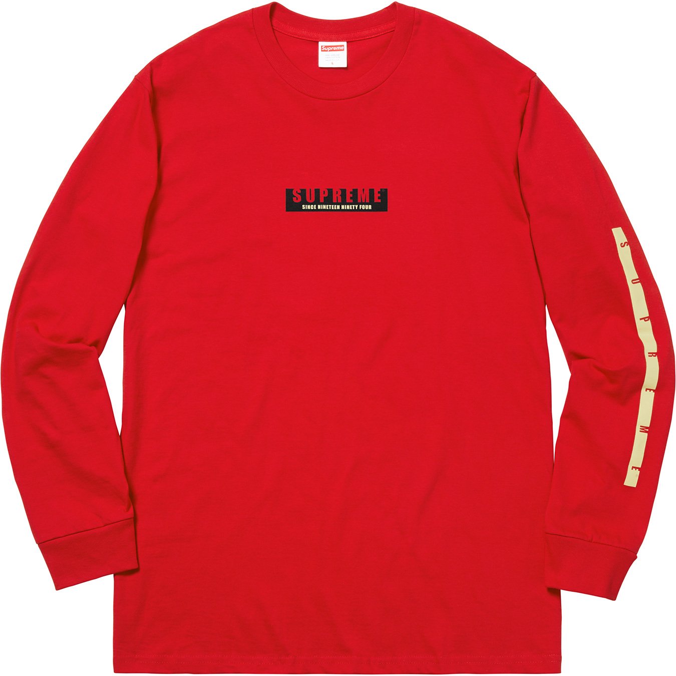 supreme 1994 L/S tee 黒 SBlackSIZE