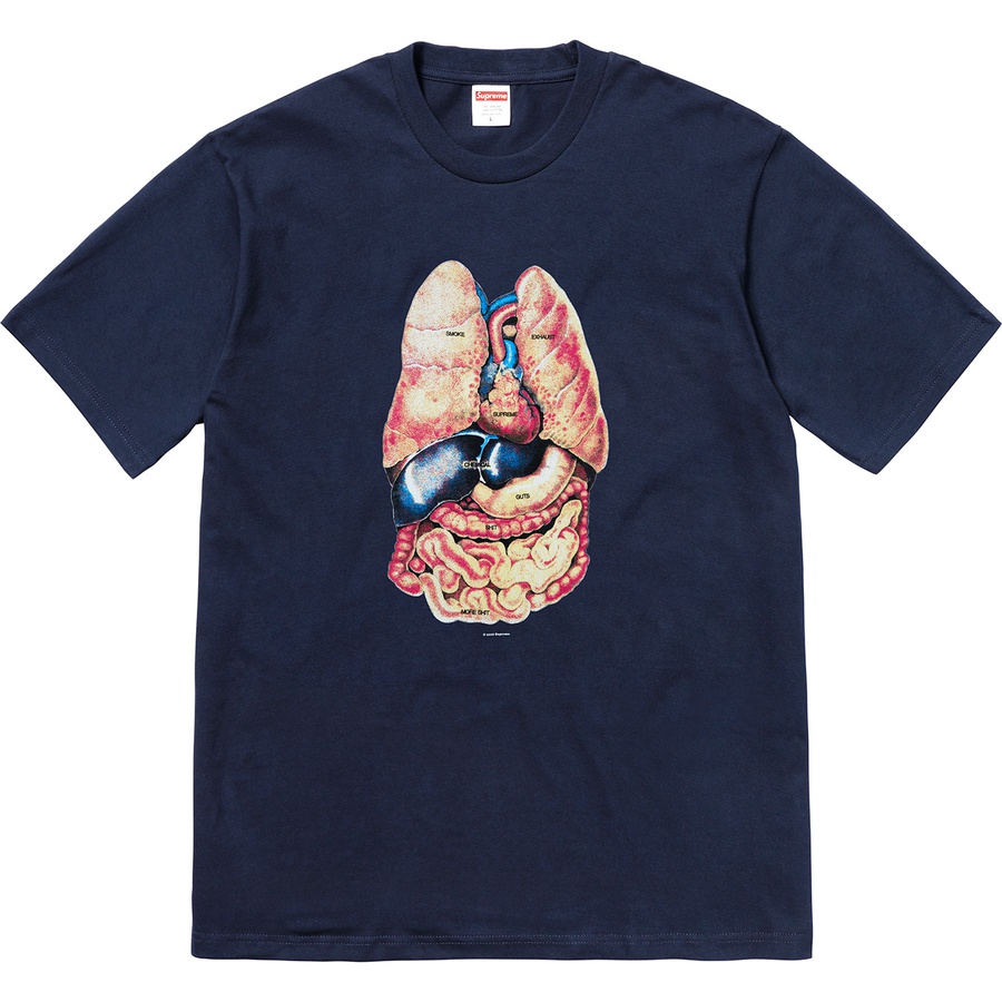 Details on Guts Tee Navy from fall winter
                                                    2018 (Price is $36)