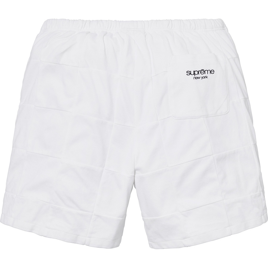Details on Patchwork Pique Short White from fall winter
                                                    2018 (Price is $118)