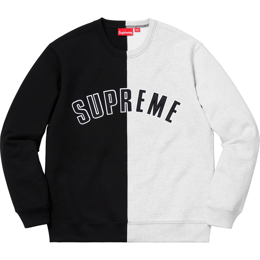 Details on Split Crewneck Sweatshirt Black from fall winter
                                                    2018 (Price is $158)