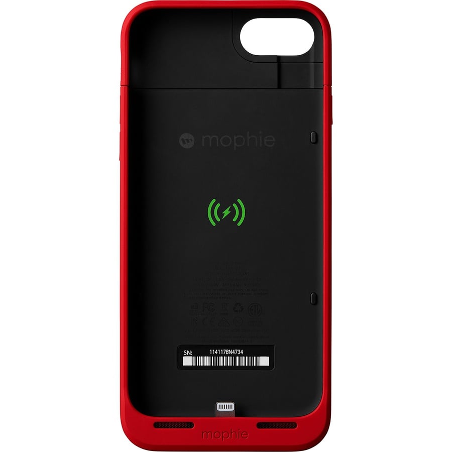 Details on Supreme mophie iPhone 8 Juice Pack Air Red from fall winter
                                                    2018 (Price is $128)