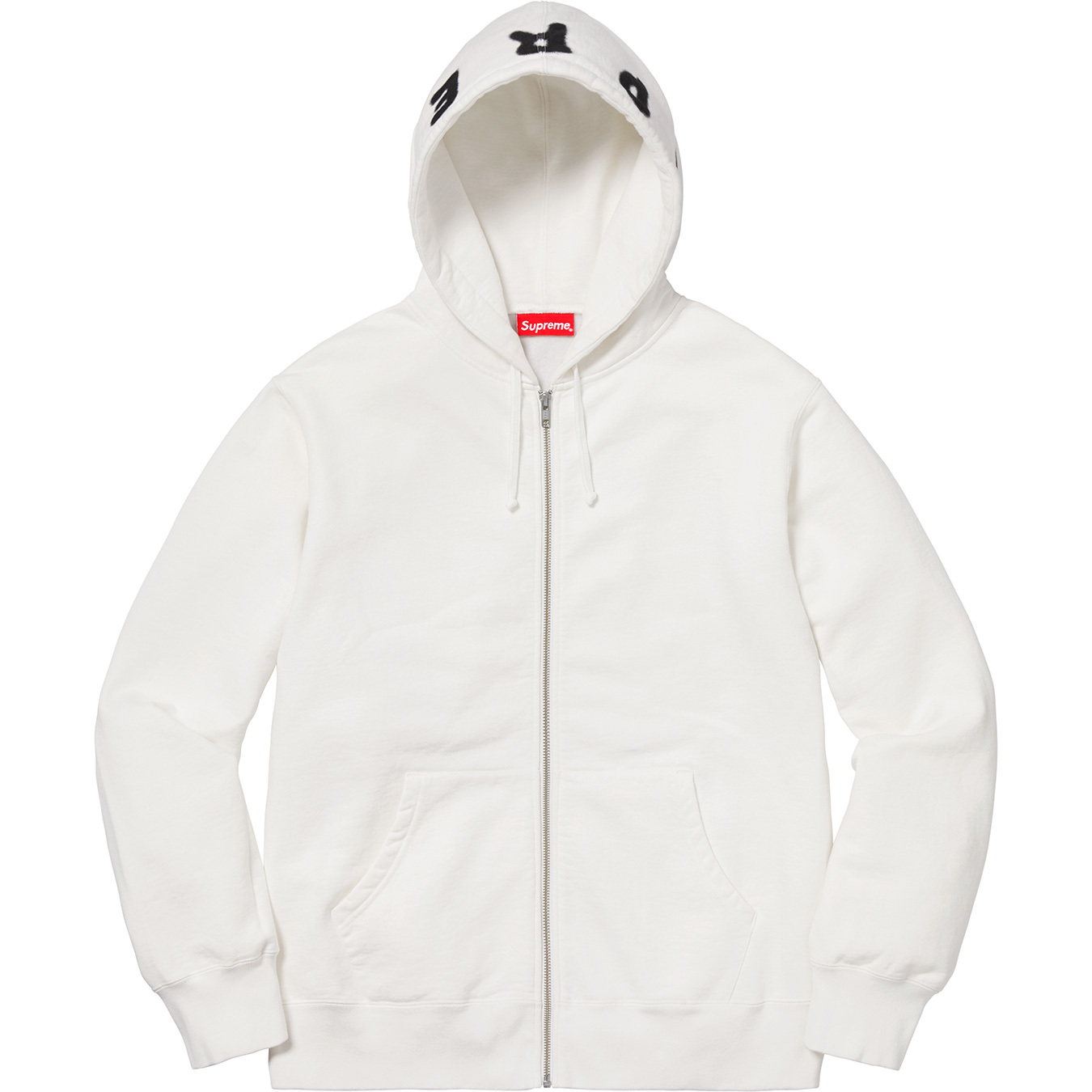 Supreme  Bone Zip Up Sweatshirt white 白