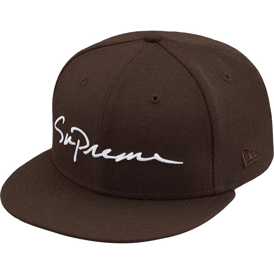Details on Classic Script New Era Brown from fall winter
                                                    2018 (Price is $48)