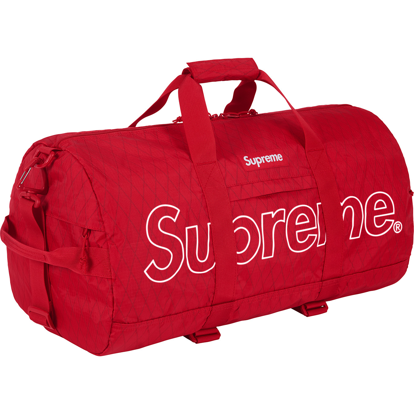 red supreme duffle