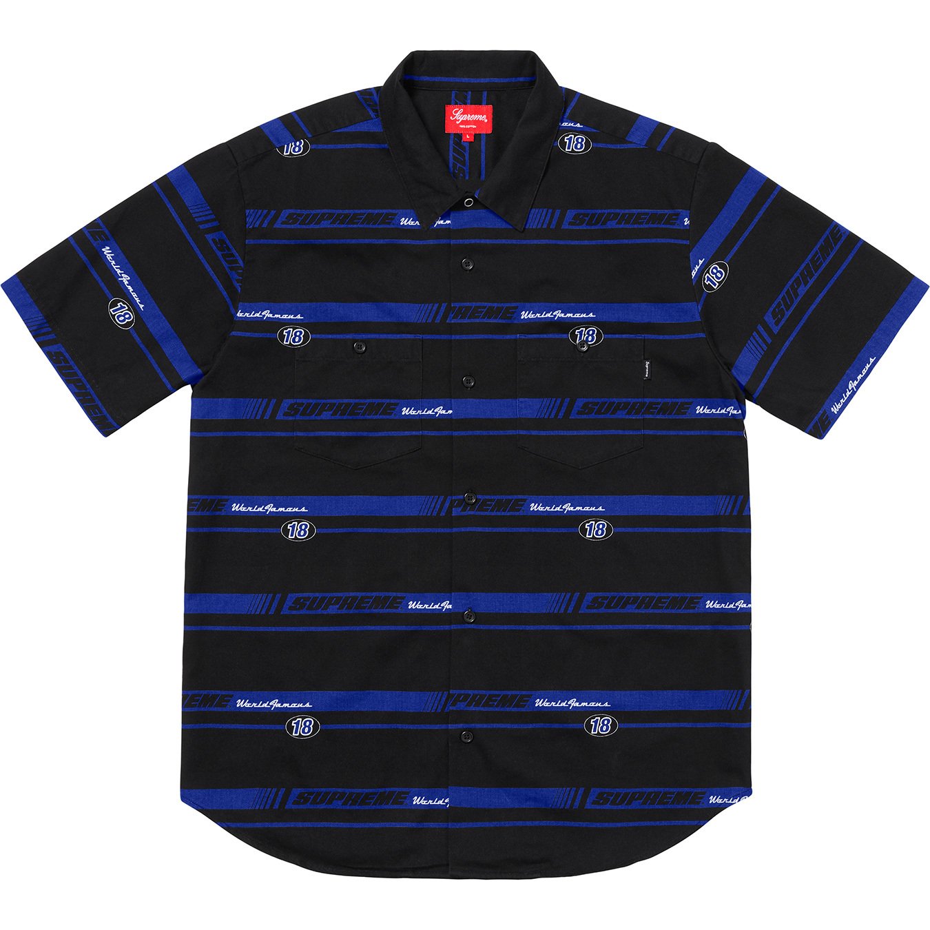 SupremeシュプリームStriped Racing Work Shirt - トップス