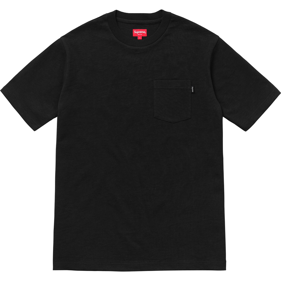 Details on S S Pocket Tee Black from fall winter 2018 (Price is $62)