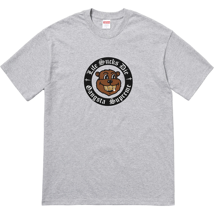 Details on Life Sucks Die Tee Heather Grey from fall winter
                                                    2018 (Price is $36)