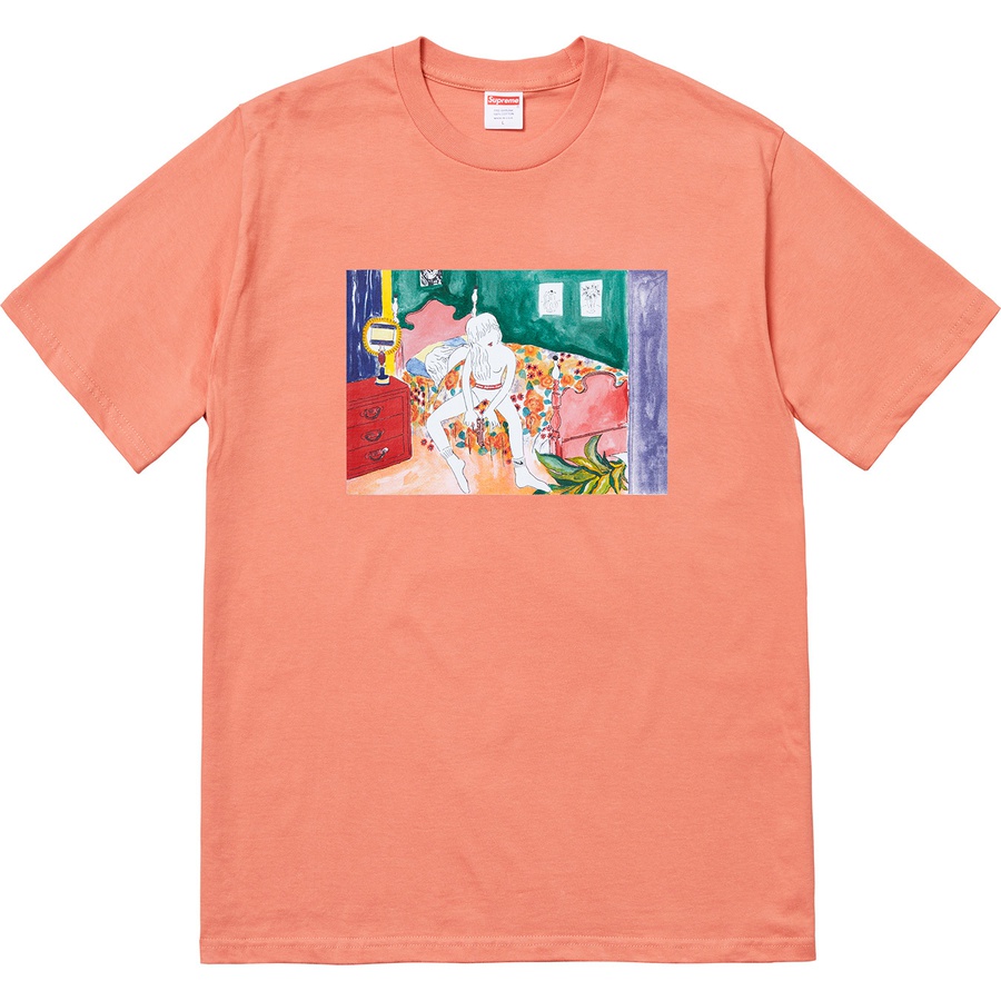 Details on Bedroom Tee Terra Cotta from fall winter 2018 (Price is $36)