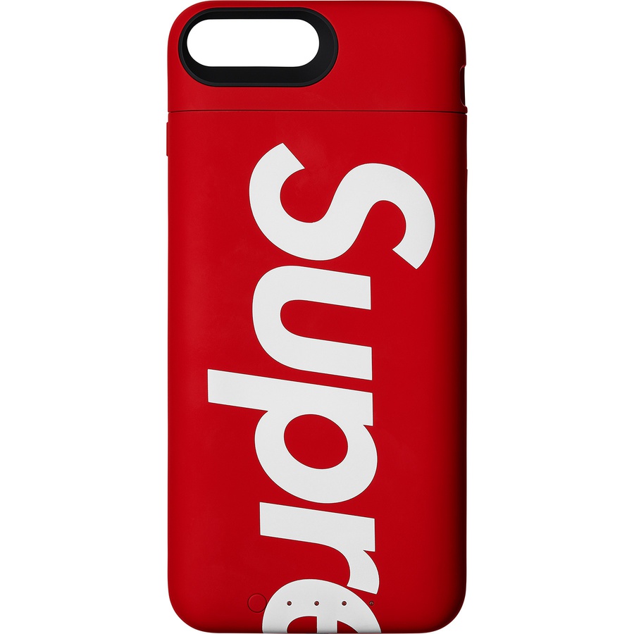 Details on Supreme mophie iPhone 8 Plus Juice Pack Air Red from fall winter
                                                    2018 (Price is $128)