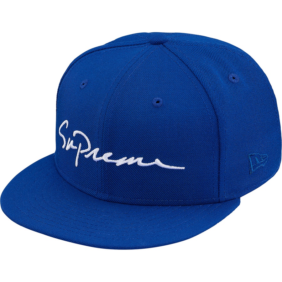 Details on Classic Script New Era Royal from fall winter
                                                    2018 (Price is $48)