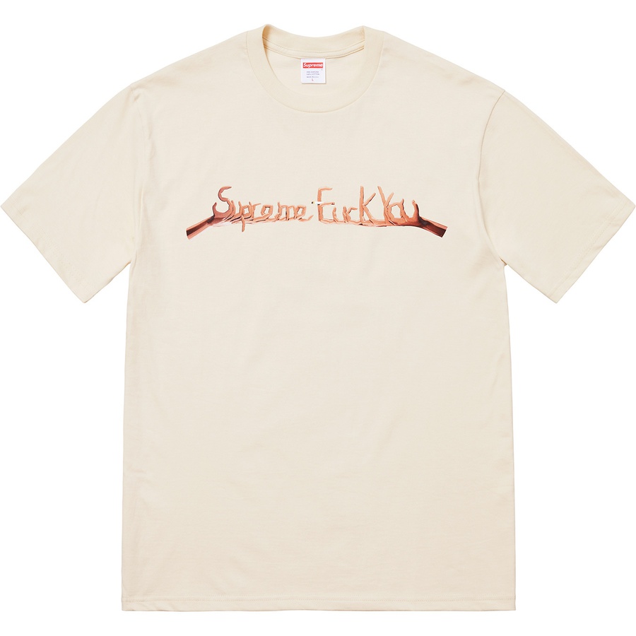 Details on Fuck You Tee Natural from fall winter
                                                    2018 (Price is $36)