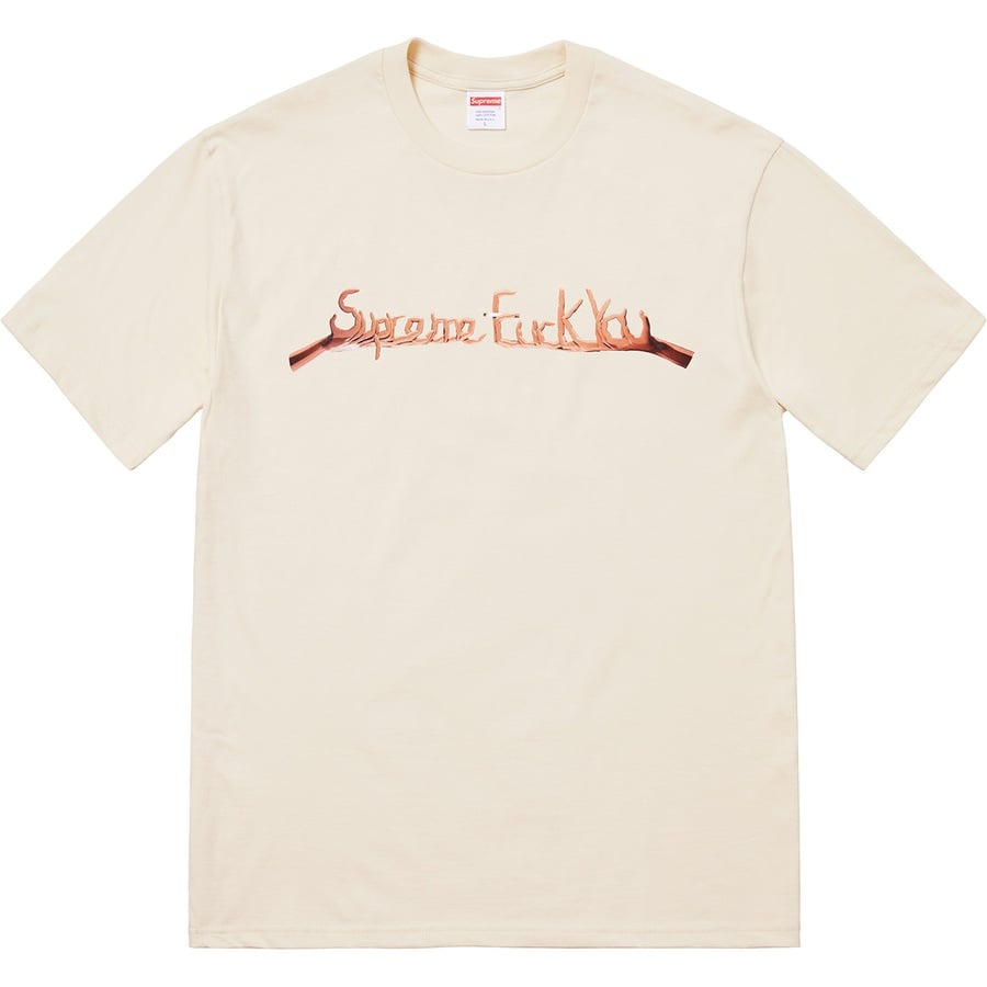 Details on Fuck You Tee Natural from fall winter
                                                    2018 (Price is $36)