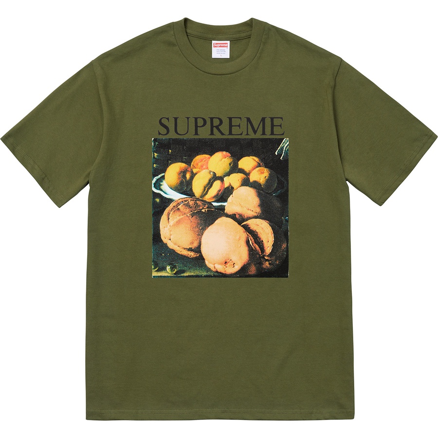 Details on Still Life Tee Olive from fall winter
                                                    2018 (Price is $36)