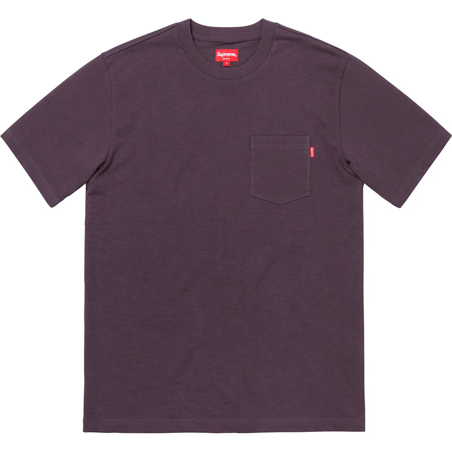 Details on S S Pocket Tee Plum from fall winter
                                                    2018 (Price is $62)