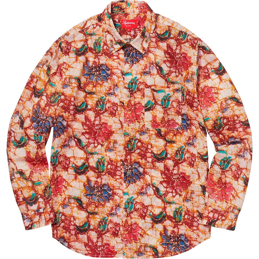 Details on Acid Floral Shirt Off-White from fall winter
                                                    2018 (Price is $128)