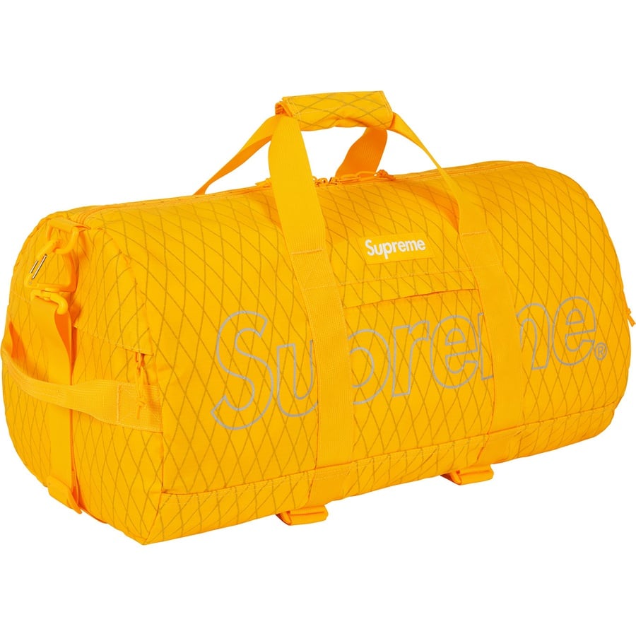 Details on Duffle Bag Yellow from fall winter
                                                    2018 (Price is $168)