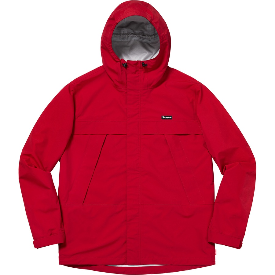 Details on Dog Taped Seam Jacket Red from fall winter 2018 (Price is $328)