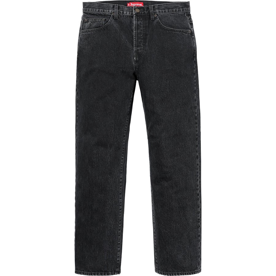 Details on Washed Regular Jean Washed Black from fall winter 2018 (Price is $138)