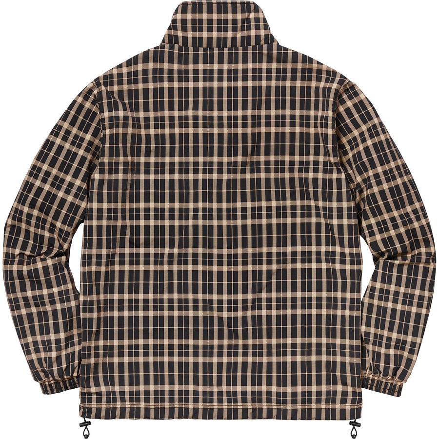 Details on Nylon Plaid Pullover Tan from fall winter
                                                    2018 (Price is $168)