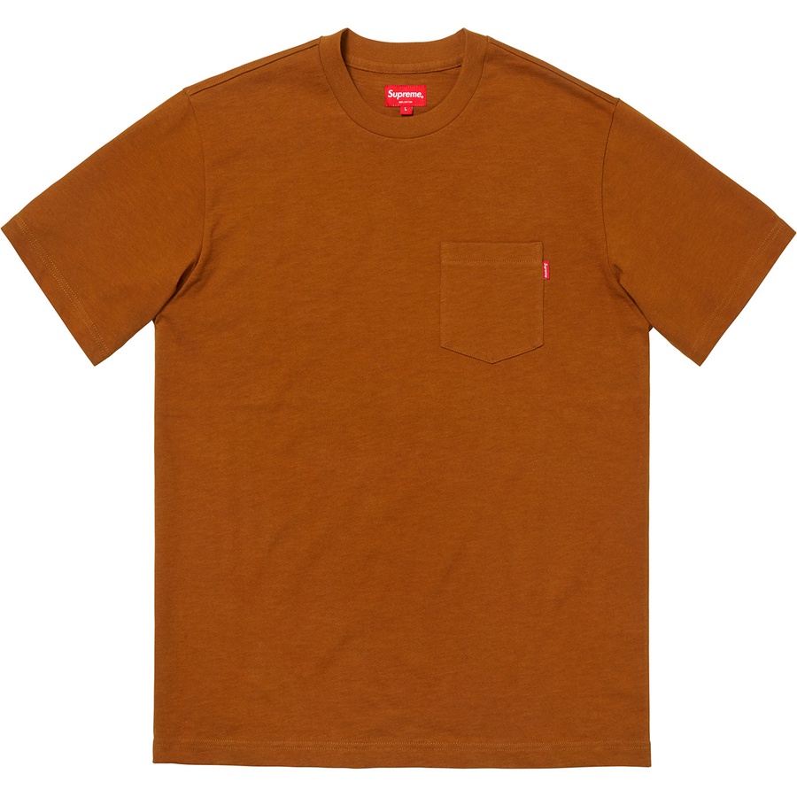 Details on S S Pocket Tee Rust from fall winter
                                                    2018 (Price is $62)