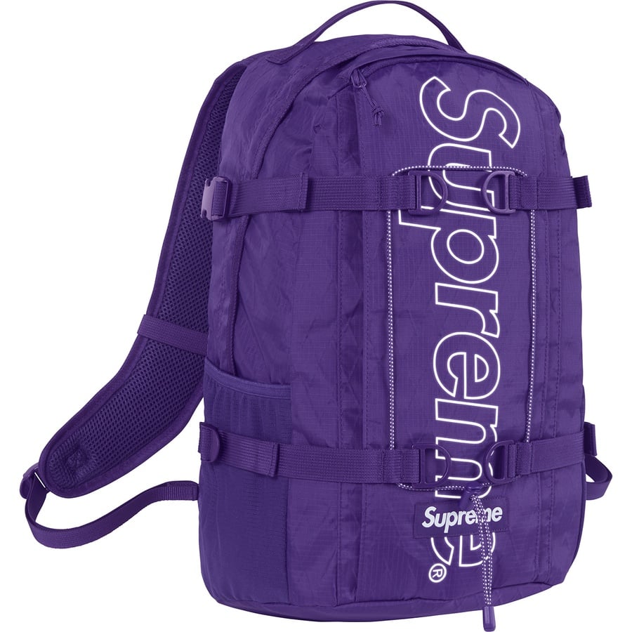Details on Backpack Purple from fall winter 2018 (Price is $158)