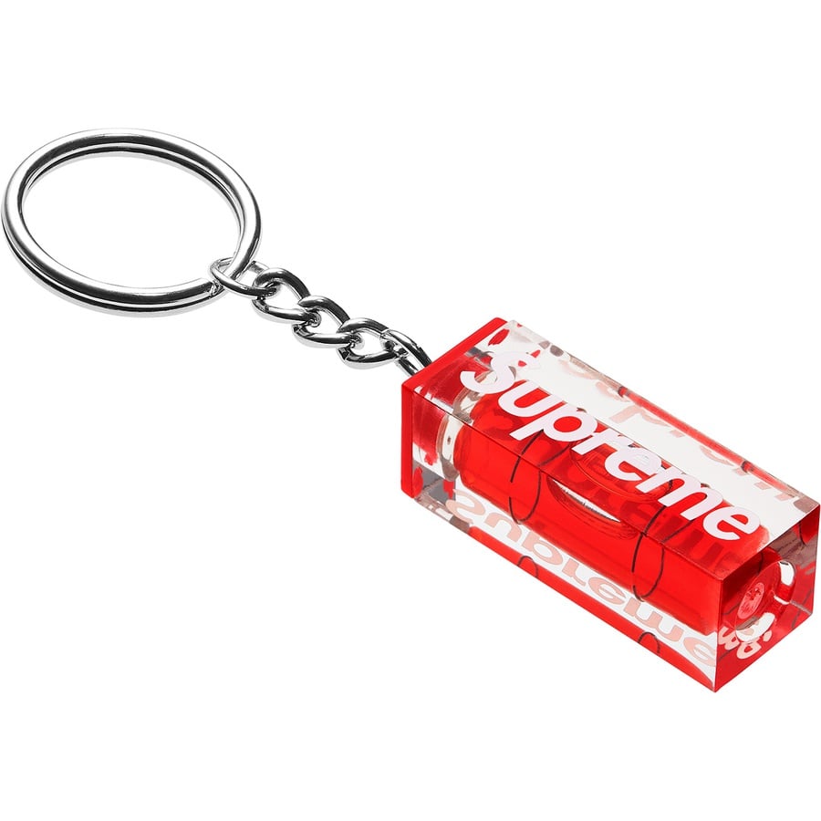 Supreme Level Keychain (FW18) - Red - $24