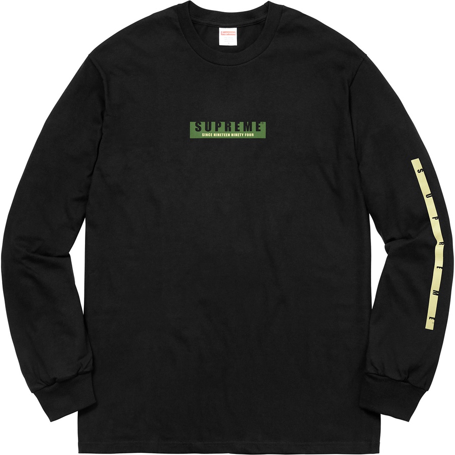 Details on 1994 L S Tee Black from fall winter
                                                    2018 (Price is $40)