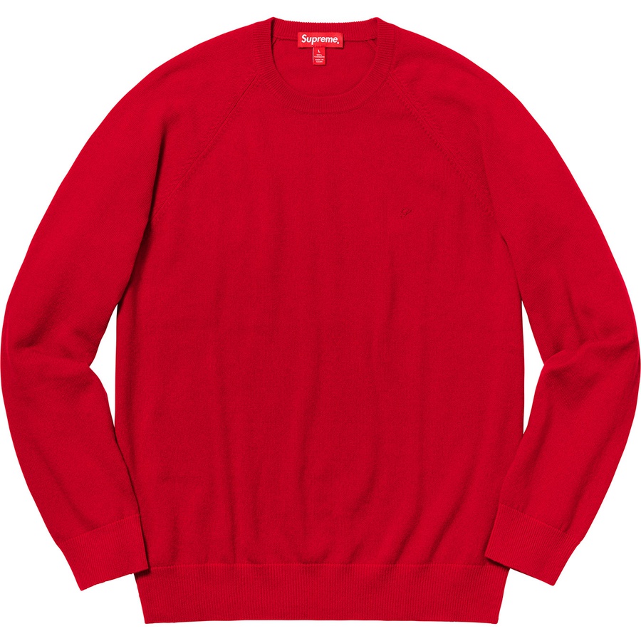 Details on Cashmere Sweater Red from fall winter 2018 (Price is $248)
