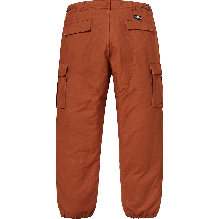 Details on Cargo Pant Rust Orange from fall winter 2018 (Price is $158)