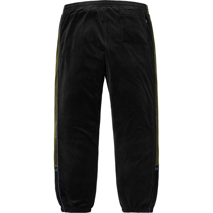 Details on Velour Track Pant Black from fall winter
                                                    2018 (Price is $128)