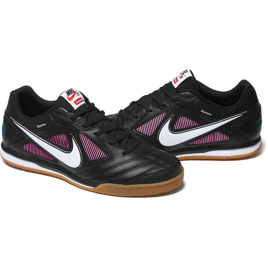 Details on Supreme Nike SB Gato Black from fall winter
                                                    2018 (Price is $110)