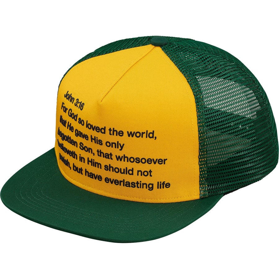 Details on Preach Mesh Back 5-Panel Green from fall winter 2018 (Price is $40)