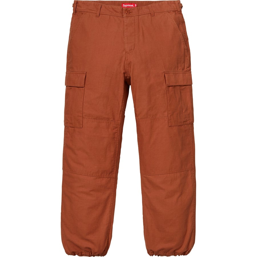 Details on Cargo Pant Rust Orange from fall winter
                                                    2018 (Price is $158)