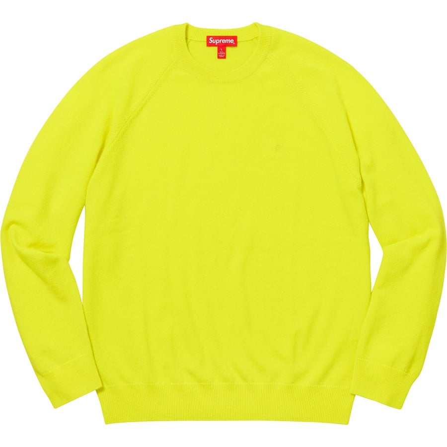 Details on Cashmere Sweater Lime from fall winter
                                                    2018 (Price is $248)